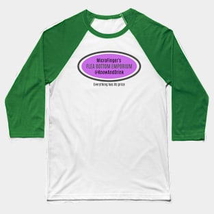 MicroFinger's (Purple) Baseball T-Shirt